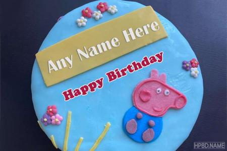 Princess Peppa Pig Birthday With Name