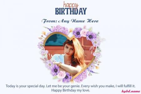 Happy Birthday Wishes For Lovers With Photo